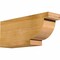 Ekena Millwork Alpine Rough Sawn Rafter Tail, Western Red Cedar, 6"W x 10"H x 24"L RFT06X10X24ALP00RWR - alternate 1